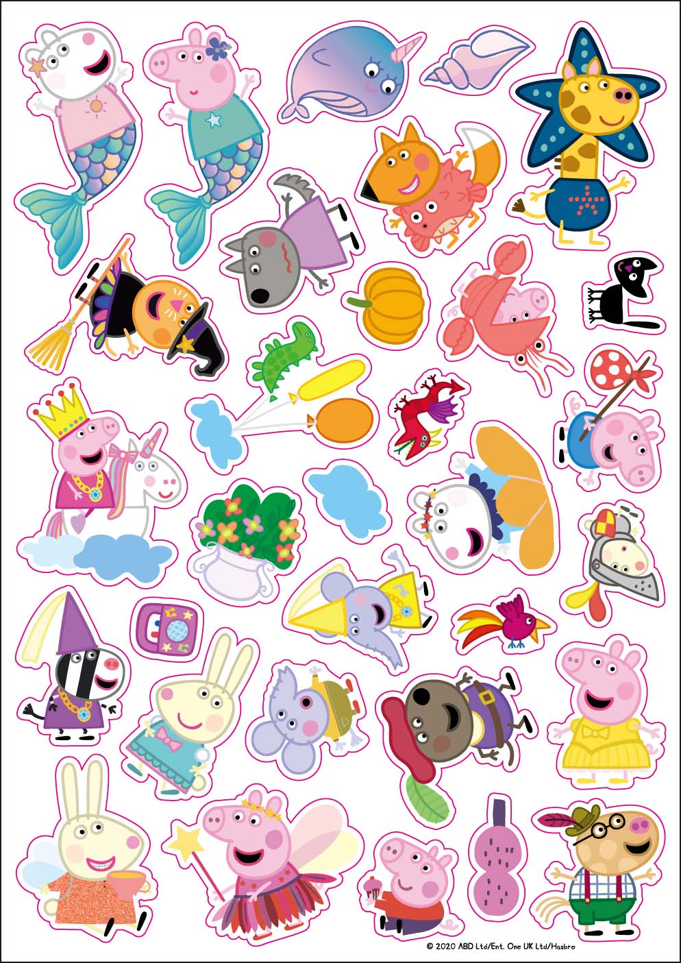 粉紅豬小妹 磁貼遊樂書-童話奇遇